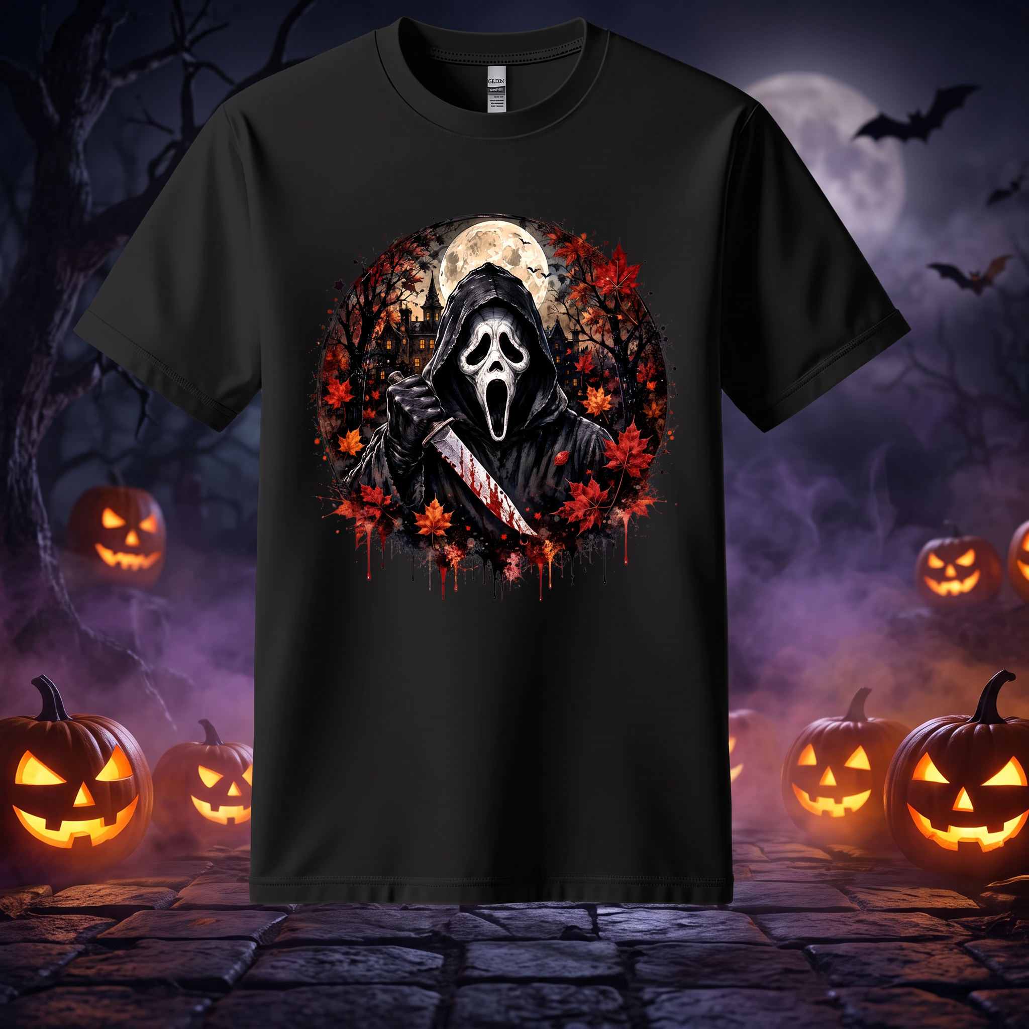 Halloween shirt mockup