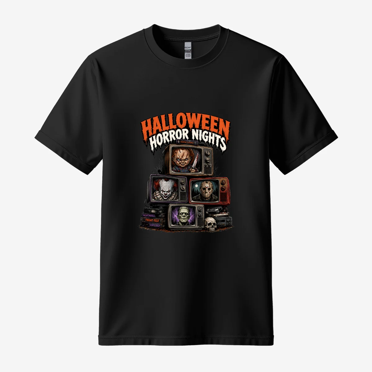 Halloween Horror Design 85 shirt mockup