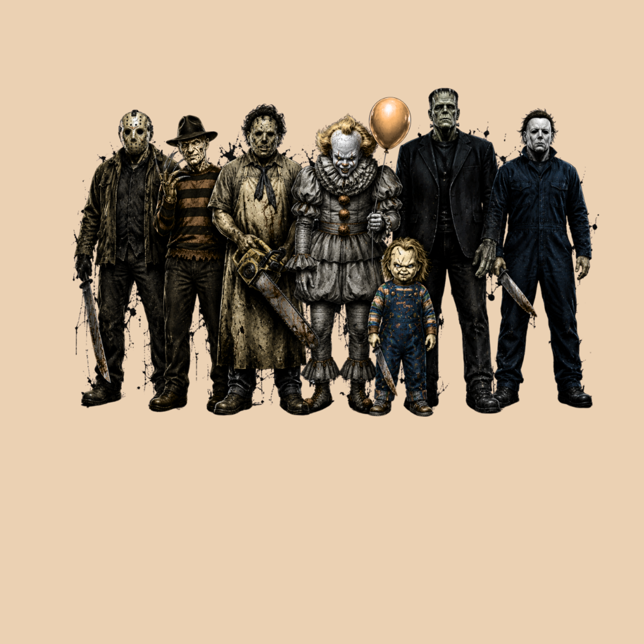 Horror Icons press-ready transfer