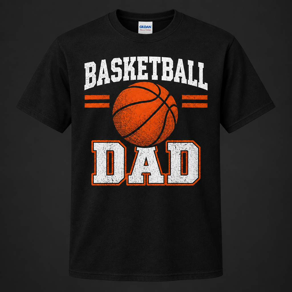 Basketball Dad press-ready transfer