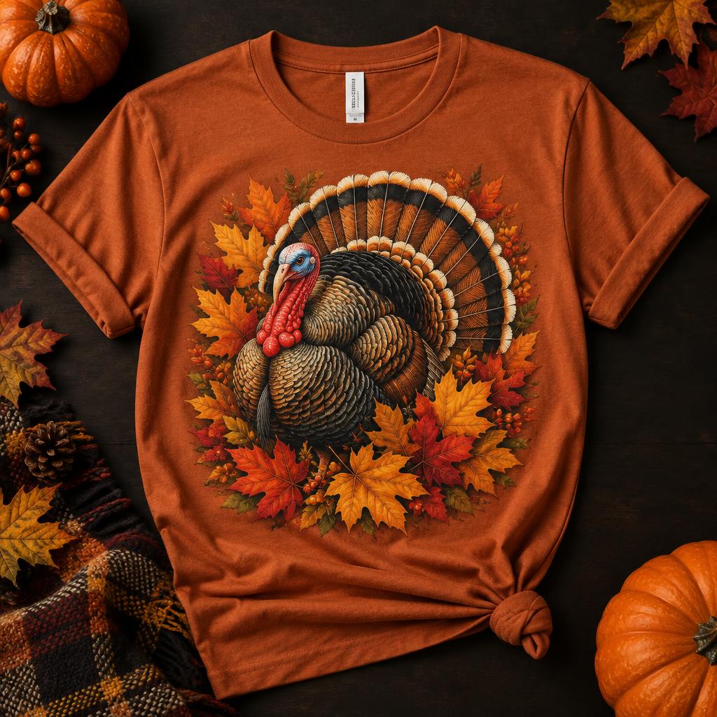 Harvest Turkey press-ready transfer